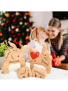 Customized Wooden Elephant Family Puzzle: Personalized Home Decor and Thoughtful Gifts for Every Occasion