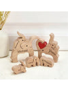 Customized Wooden Elephant Family Puzzle: Personalized Home Decor and Thoughtful Gifts for Every Occasion