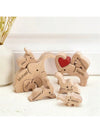 Customized Wooden Elephant Family Puzzle: Personalized Home Decor and Thoughtful Gifts for Every Occasion