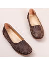 Classic Deep Brown Casual Flats: A Must-Have for Spring and Summer