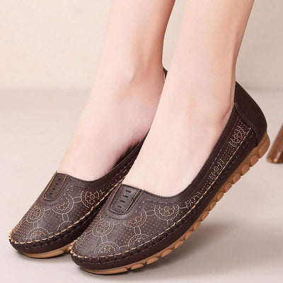 Classic Deep Brown Casual Flats: A Must-Have for Spring and Summer