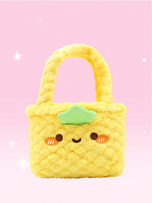 The Cute Pineapple Plush <a href="https://canaryhouze.com/collections/canvas-tote-bags" target="_blank" rel="noopener">Handbag</a> is the ultimate sweet accessory for women. Made from high-quality plush material, it is both adorable and durable. With its unique pineapple design, it adds a touch of fun to any outfit. Perfect for any occasion, this handbag is a must-have for any fashion-forward individual.