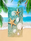 Experience luxury at the beach with our Luxe Starfish Shell <a href="https://canaryhouze.com/collections/towels" target="_blank" rel="noopener">Beach Towel</a>. Made with ultra-fine, highly absorbent material, it's perfect for travel, pool days, yoga, camping, and more. Available in various sizes for adults and children. Upgrade your beach experience now.