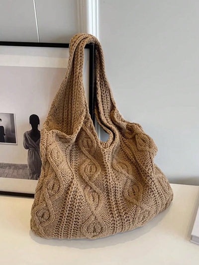 Chic Knitted Shoulder Bags: Perfect for Summer Beach or Casual Outings