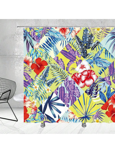 Transform your bathroom into a lush tropical paradise with our Exotic Paradise <a href="https://canaryhouze.com/collections/shower-curtain" target="_blank" rel="noopener">Shower Curtain</a>. Made from high-quality polyester, this stunning curtain comes with hooks for easy installation. Elevate your bathroom decor and transport yourself to a tranquil oasis with our tropical plant design.