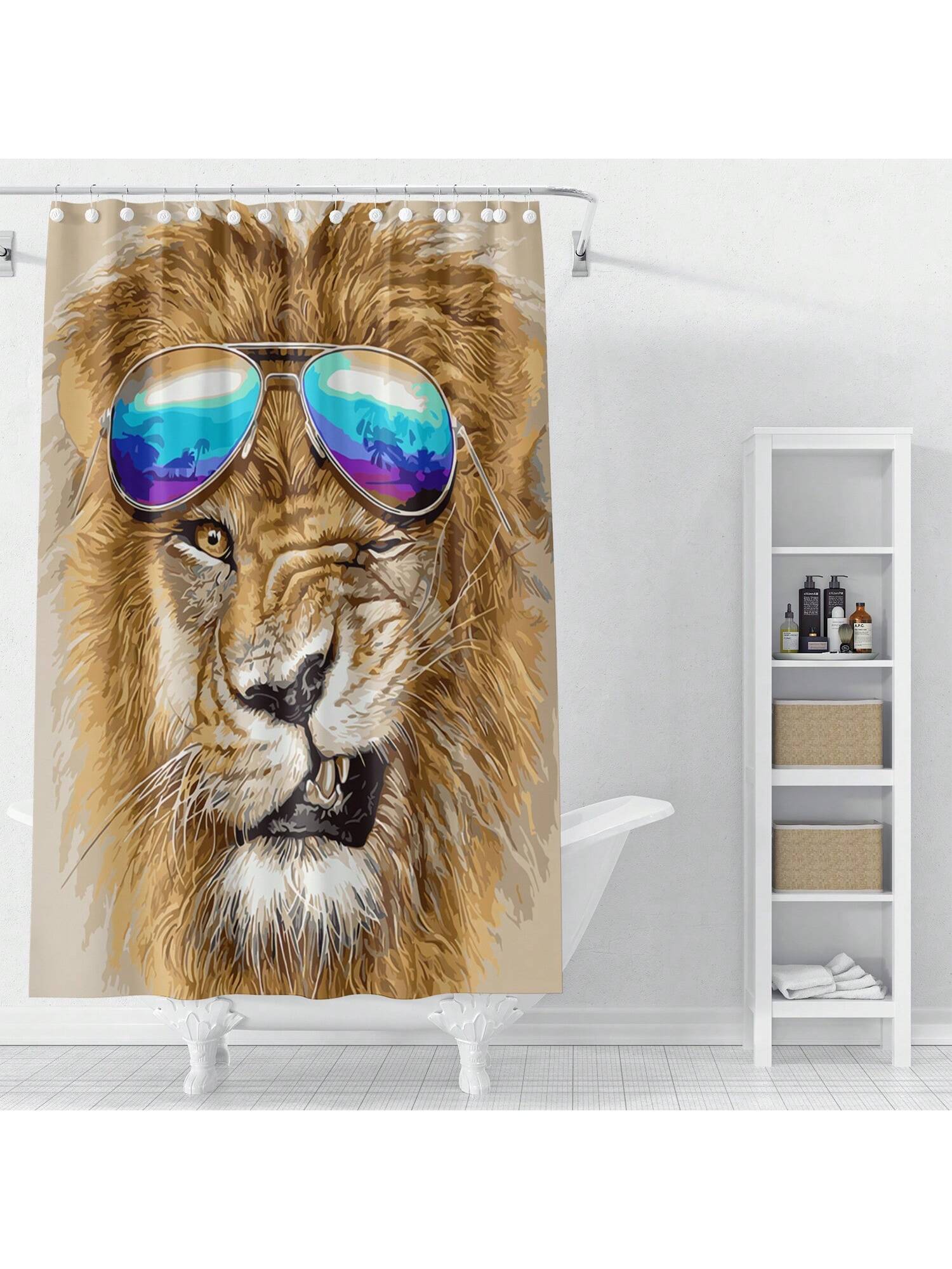 Upgrade your bathroom with the Golden Lion <a href="https://canaryhouze.com/collections/shower-curtain" target="_blank" rel="noopener">Shower Curtain</a>. This waterproof and decorative accessory features a stunning golden lion design, adding a touch of elegance to your daily routine. Enjoy the practical benefits of a shower curtain that keeps your bathroom dry while also serving as a stylish statement piece.