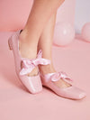 Ribbon Bowknot Decor Flats: Comfortable Campus-Chic Shoes