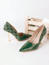 Fashion Forward: Contrast Color High Heel Single Shoes