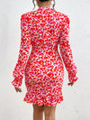 Heartfelt Style: Women's Full Heart Print Dress