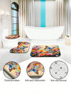 Fluttering Beauty Bathroom Set: Butterfly Lover Theme Decor