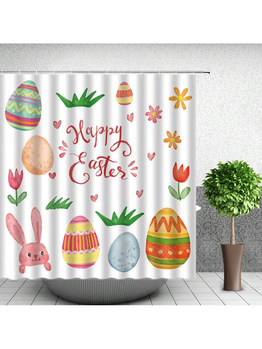 Transform your bathroom into a festive oasis with our Easter Lily &amp; Colored Egg Festival <a href="https://canaryhouze.com/collections/shower-curtain" target="_blank" rel="noopener">Shower Curtain</a>. Embrace the joy of the holiday season with this colorful and vibrant addition to your decor. Made with durable material, this shower curtain will bring a touch of spring to your space for years to come.