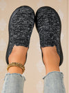 Elevate your style and comfort with our Women's Cozy Knitted Slip-On Shoes. Made with soft and breathable materials, these shoes offer effortless style and all-day comfort. The slip-on design allows for easy on and off, perfect for busy days. Step into fashion and comfort with our cozy knitted shoes.