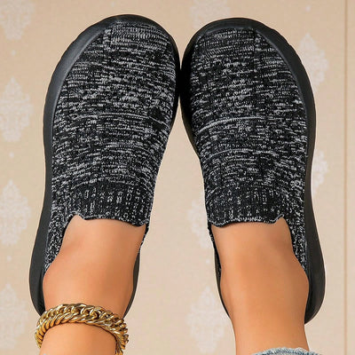 Women's Cozy Knitted Slip-On Shoes for Effortless Style and Comfort