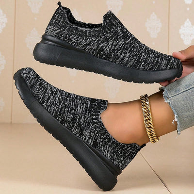 Women's Cozy Knitted Slip-On Shoes for Effortless Style and Comfort