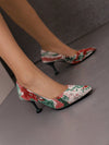 Chic Floral Design Women's Shoes: Perfect for Banquets, Social Events, and Dates