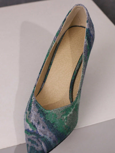 Chic Floral Design Women's Shoes: Perfect for Banquets, Social Events, and Dates