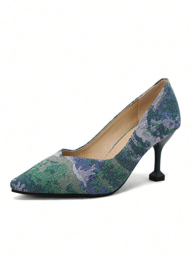 Chic Floral Design Women's Shoes: Perfect for Banquets, Social Events, and Dates