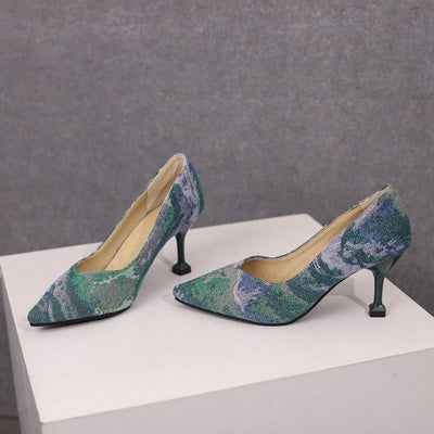 Chic Floral Design Women's Shoes: Perfect for Banquets, Social Events, and Dates