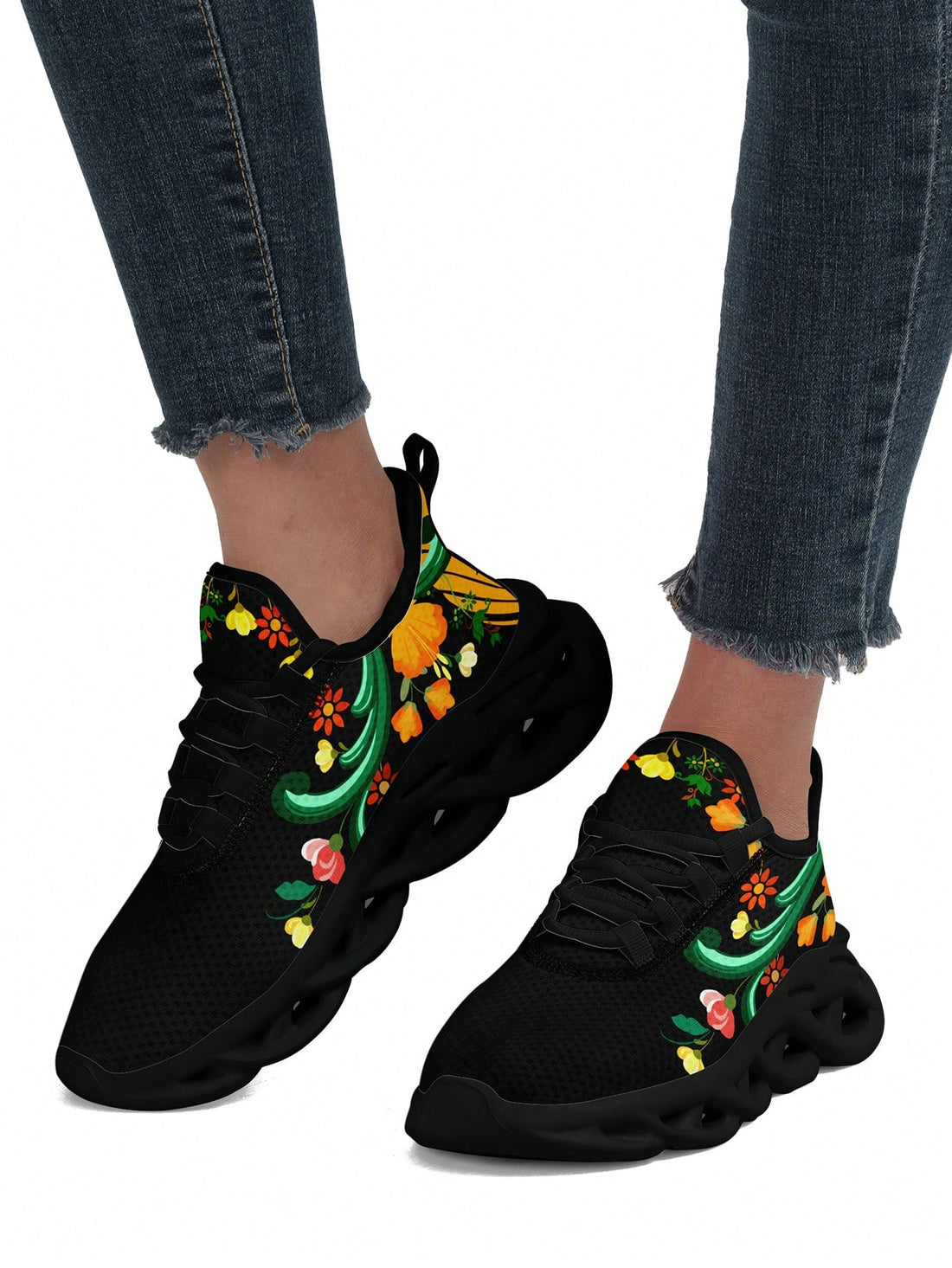 Introducing the Mexican Flower Women's <a href="https://canaryhouze.com/collections/women-canvas-shoes" target="_blank" rel="noopener">Sneakers</a>! These shoes offer style and lightweight comfort, making them perfect for all-day wear. And with available plus sizes, everyone can enjoy the unique, beautiful design of these sneakers. Add a touch of Mexican culture to your wardrobe with these must-have shoes.