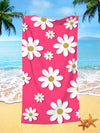 Flower Power Superfine Fiber Towel: Your Ultimate Companion for Swimming, Travel, and Beach Bathing