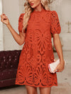 Pink Perfection: Classic Lace Dress for Women