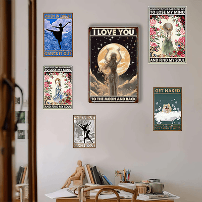 Vintage Style Metal Tin Sign: The Perfect Addition to Any Room