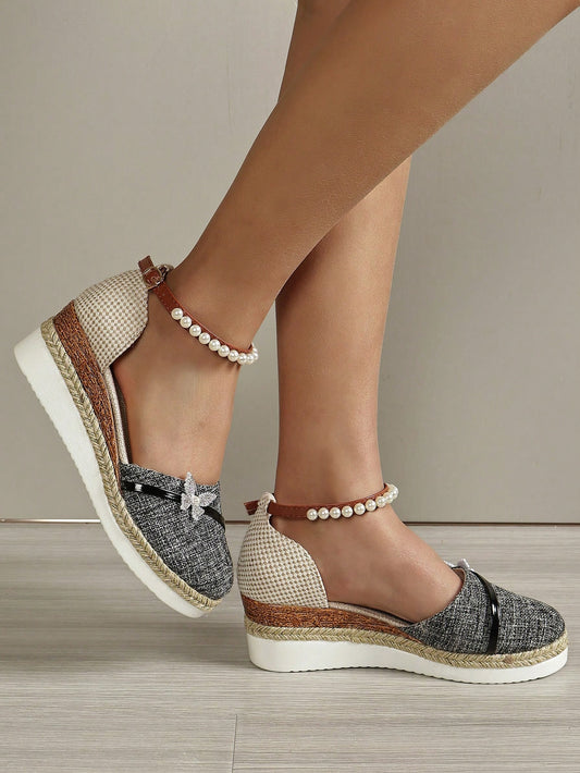 Effortlessly elevate your summer style with our 2024 Summer Chic Multicolor Wedge <a href="https://canaryhouze.com/collections/women-canvas-shoes" target="_blank" rel="noopener">Sandals</a>. The classic wedge design provides comfort and stability, while the pearl buckle adds a touch of elegance. Step into fashion and comfort with these must-have sandals.