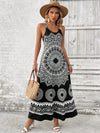 Vibrant Vibe: Women's Pattern Printed Sleeveless Dress