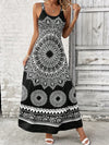 Vibrant Vibe: Women's Pattern Printed Sleeveless Dress