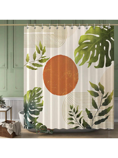 Boho Sun Plant Shower Curtain Set: A Chic Addition to Your Home Decor