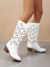 White Knight: Over-the-Knee Cutout Boots for Women