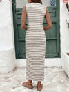 Chic and Breezy: Summer Striped Maxi Dress