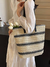 2024 New Arrival: Chic and Versatile Women's Straw Tote Bag - Perfect for Beach Getaways, Shopping Trips, and Everyday Commutes