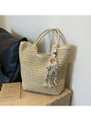 Woven Chic: Stylish Tote Bag for Women with Large Capacity and Shoulder Strap