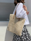 Chic and Trendy Handwoven Straw Tote Bag for Spring and Summer