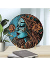 2D Round Metal Painting: Unique Decor for Home, Bar, Club, Cafe - 20cm Diameter