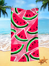 Experience the ultimate beach towel with our Ultra Fine Fiber Watermelon Beach Towel. Made from high-quality materials, it's designed to keep you dry and stylish on all your summer adventures. Say goodbye to bulky towels and hello to easy, lightweight and absorbent. Enjoy comfort and convenience like never before.