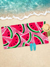 Ultra Fine Fiber Watermelon Beach Towel: Stay Dry and Stylish on Your Summer Adventures