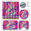 Colorful Fish Scale Tail Bathroom Accessory Set: Shower Curtain, Rugs, and More!