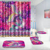 Colorful Fish Scale Tail Bathroom Accessory Set: Shower Curtain, Rugs, and More!