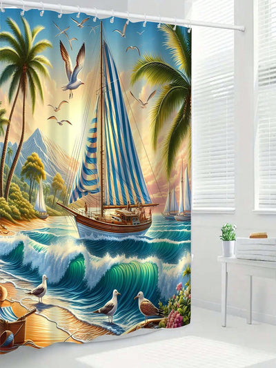 Underwater Beauty Shower Curtain: Get Hooked on Oceanic Creatures