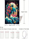 Underwater Beauty Shower Curtain: Get Hooked on Oceanic Creatures