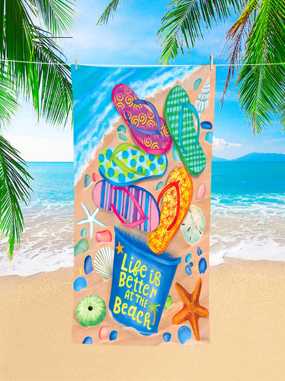 Summer Fun: Patterned Beach Towel for Traveling, Yoga, and Surfing – Multiple Sizes Available