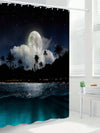 Starry Sky Printed Shower Curtain: Transform Your Bathroom Into a Celestial Oasis