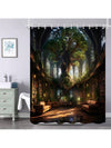 Enchanted Library Shower Curtain - Add a touch of Magic to Your Bathroom!