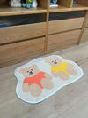 Cozy Cartoon Korean Style Home Carpet: Perfect for Living Room, Bedroom, Bathroom, and Entrance