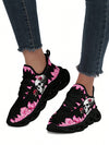 Mexican Flower Women's Sneakers: Stylish, Lightweight, and in Plus Size!