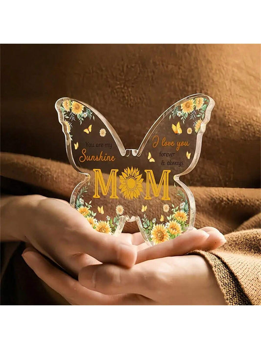 This Exquisite Butterfly <a href="https://canaryhouze.com/collections/acrylic-plaque" target="_blank" rel="noopener">Acrylic</a> Plaque makes for a thoughtful and heartfelt gift for any mom. With its stunning butterfly design and durable acrylic material, it is sure to be a cherished addition to any home. Show your appreciation and love for mom with this elegant and unique plaque.