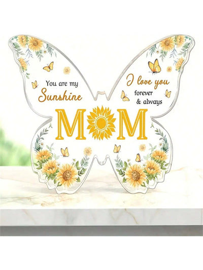 Exquisite Butterfly Acrylic Plaque: A Thoughtful Gift for Mom