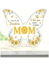 Exquisite Butterfly Acrylic Plaque: A Thoughtful Gift for Mom